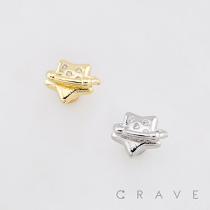 DIMENSIONAL PLANETARY ORBIT RING 316L SURGICAL STEEL LABRET SET